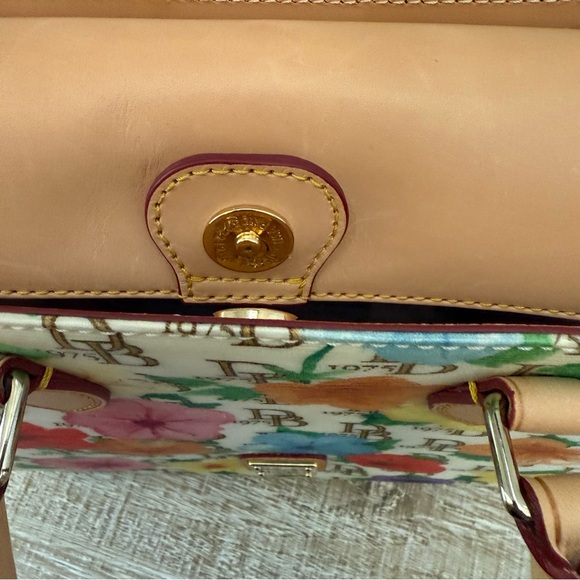 Dooney & Bourke Janine Signature Multi Floral Purse, EUC - Picture 12 of 16